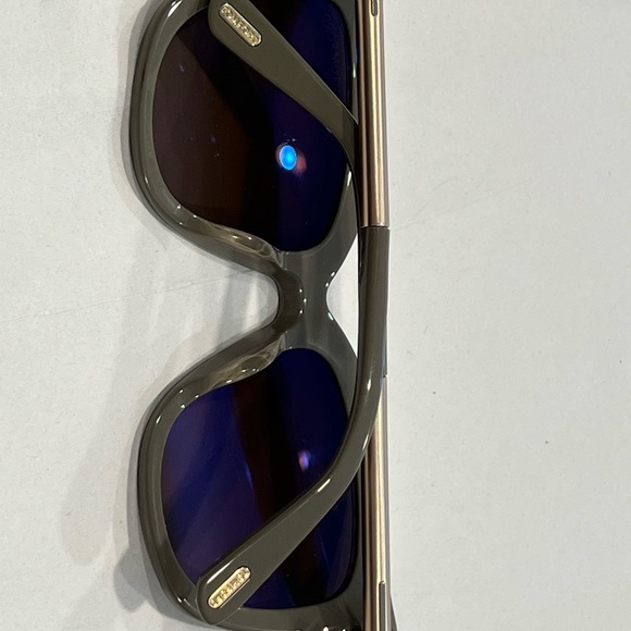 TOM FORD NWT Tracy Havana Brown Gradient Polarized Sunglasses - Picture 6 of 12